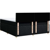  Krevet s oprugama i madracem crni 200x200 cm od tkanine | shoptok.hr