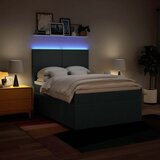  Krevet s oprugama i madracem plavi 140 x 190 cm od tkanine | shoptok.hr