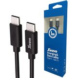 X Wave kabl TIP C -muški - TIP C-muški /dužina 1m/5Gbp/s/3A /crni pvc /blister ( TIP-C - TIP-C M/M 5Gbp/s 1m 3A /black pvc ) TIP-C - TIP-C M/M 5Gbp/s 1m 3A /black pvc Cene