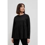 Moodo Cotton blouse with a frill