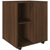 Furnova Omarica na kolesih rjav hrast 60x53x72 cm konstruiran les, (21956080) | Shoptok.si