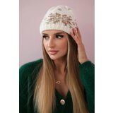 Kesi Women's cap Florencja K350 ecru+khaki | shoptok.hr