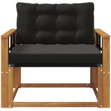  Set vanjskih sofa Čvrsto drvo akacije i Textilene Prirodna | shoptok.hr