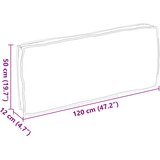  Jastuk Antracit 120 x 50 x 12 cm Oxford tkanina | shoptok.hr