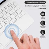 SEAGTIGAU tipkovnica z ovitkom za ipad pro 11" (M4, 2024) z večtočkovno sledilno ploščico in osvetlitvijo odprta embalaža | Shoptok.si