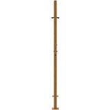 vidaXL Vrtna vrata 105x155 cm preperevanje jeklena ognjena oblika | Shoptok.si