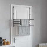 vidaXL Sušilnik perila za balkon 89x25x(60-95) cm aluminij Cene