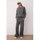 TRENDYOLMILLA ženski set top i pantalone Twoaw26Au00080, Siva - Antracit | Eponuda.com