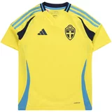 Adidas Tehnička sportska majica 'Sweden 24 Home' morsko plava / svijetloplava / žuta