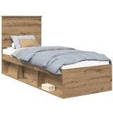 Okvir za krevet Umjetnička hrastovina 75 x 190 cm | shoptok.hr
