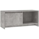 vidaXL TV omarica betonsko siva 90x35x40 cm iverna plošča | Shoptok.si