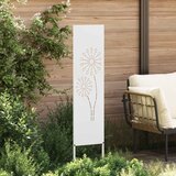  Privatnost u vrtu Bijelo 32 x 140 cm Hladno valjana čelična | shoptok.hr