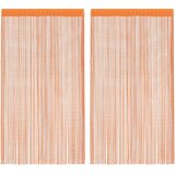  Zavjese od špage 2 kom. narančaste 100x250 cm | shoptok.hr