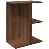 Maison Chic Noćni ormarić smeđi hrast 46,5x29x61 cm konstruiranog drva | shoptok.hr
