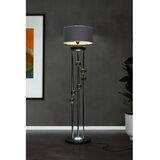 Opviq podna lampa clichy anthracite chrome black