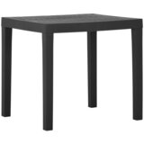 vidaXL Vrtna miza siva 79x65x72 cm plastika Cene