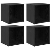  Set TV komoda 4 pcs Crna 37 x 35 x 37,5 cm Konstruirano drvo | Eponuda.com