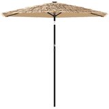 Vrtni suncobran s čeličnom šipkom smeđi 223 x 223 x 213 cm | shoptok.hr