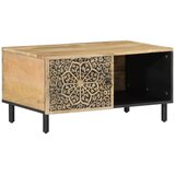  Stolić za kavu 80 x 50 x 40 cm od masivnog drva manga | shoptok.hr