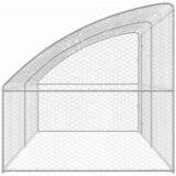  Kućica za pse 2 kom. Srebrna 4 x 2 x 2 m Pocinčani čelik | shoptok.hr