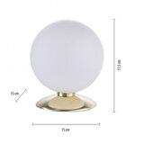 PAUL NEUHAUS 4013-60 - LED prigušiva stona lampa BUBBA 1xG9/3W/230V zlatna | Eponuda.com