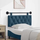  Držeće uzglavlje Zidne Plava 110 x 55 x 7 cm Baršun - Plava 100 cm bez LED | shoptok.hr