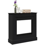 vidaXL Okvir za kamin črna 90x30x90 cm inženirski les Cene