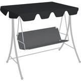 vidaXL Streha za vrtno gugalnico črna 150/130x105/70 cm, (20580610) Cene