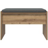  Klupa za hodnik s jastukom Umjetnički hrast 60 x 38 x 46 cm | shoptok.hr