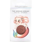 The Konjac Sponge Company mythical mermaid sponge & hook - rdeča glina cene