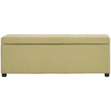  Klupa s pretincem za pohranu 116 cm zelena poliesterska | shoptok.hr