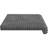 Jastučić za klupu Plišani kord Svjetlosiva Dubina 35 cm | shoptok.hr
