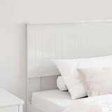  Uzglavlje s uzglavljem Sjajno bijelo 75 cm Konstruirano drvo | shoptok.hr