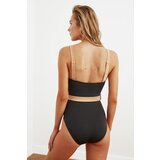 Trendyol Black Color Block Swimsuit | shoptok.hr