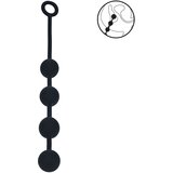 Levelz Round Silicone Anal Balls L 40mm Black Cene