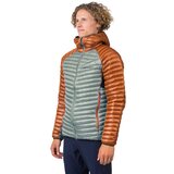 HANNAH Men's down jacket MIO HOODY rust/lily pad | shoptok.hr