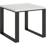 Itamoby   Tecno Libra (90x90/180 cm) - bela, barva nog: antracit - preklopna jedilna miza, (20843047) | Shoptok.si