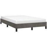 vidaXL okvir za krevet tamnosivi 120 x 200 cm baršunasti | shoptok.hr
