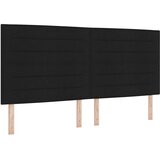  Krevet s opruga kutije s madracem Crna 200 x 200 cm tkanina | shoptok.hr