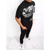 DStreet T-shirt męski z nadrukiem czarny | shoptok.hr