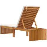  Ležaljka Prirodna nafta 200 x 55 x 94 cm Čvrsto drvo akacije | shoptok.hr