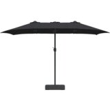  Vrtni suncobran Crna 385 x 209 x 244 cm tkanina | shoptok.hr