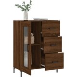  Komoda boja smeđeg hrasta 69 5x34x90 cm od konstruiranog drva | shoptok.hr