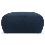 Micadoni Home Temno moder tabure iz tkanine bouclé Molino – Cene