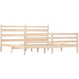  Posteljni okvir iz trdne borovine 200x200 cm, (20648456) | Shoptok.si