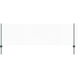  Ograjni stolpci 11 kosov U-kanal zelena 80 cm jeklo, Šesterokotna ograja zelena 0,8x50 m jeklo | Shoptok.si