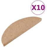  Samoljepljivi otirači za stepenice 10 kom 56 x 17 x 3 cm bež | shoptok.hr