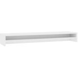  Stalak za monitor bijeli 100 x 24 x 13 cm konstruirano drvo | shoptok.hr