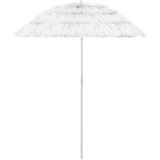 vidaXL Senčnik za na plažo bel 180 cm | Shoptok.si