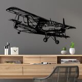 Wallity zidna dekoracija Aereo-1, 74x39cm, Crna | ePonuda.com